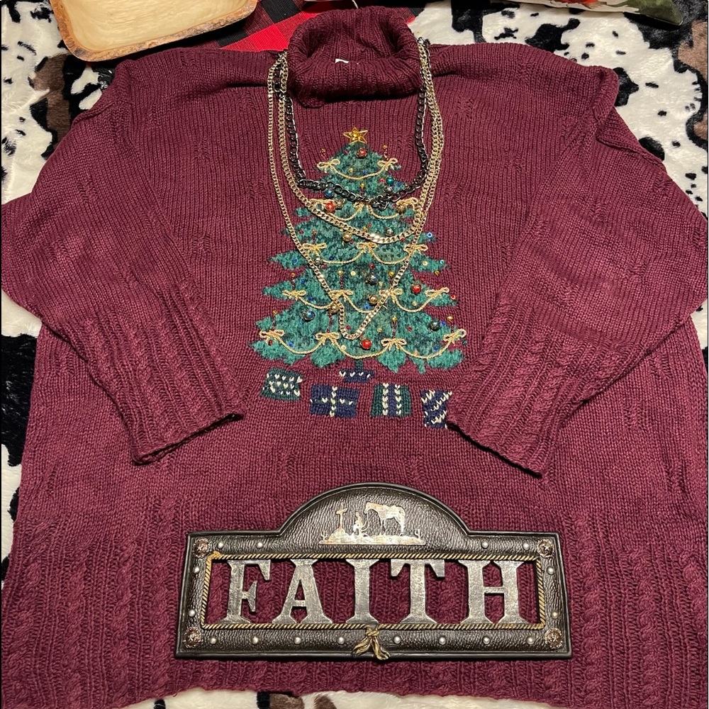🔥🔥Vintage Marisa Christina II Christmas Sweater (or sweater dress?) 🔥🔥